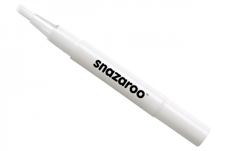 Snazaroo Ansiktsfärg penslar 3st, Svart/Vit