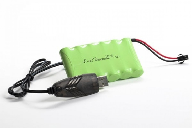 Muscle Off-Road 1:12 RC-Bil, 2,4GHz, Gul Metallic