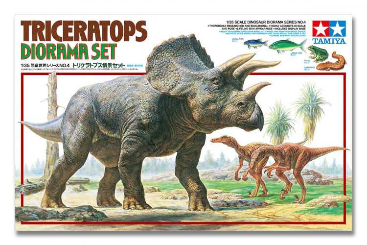 Tamiya 1/35 Triceratops diorama
