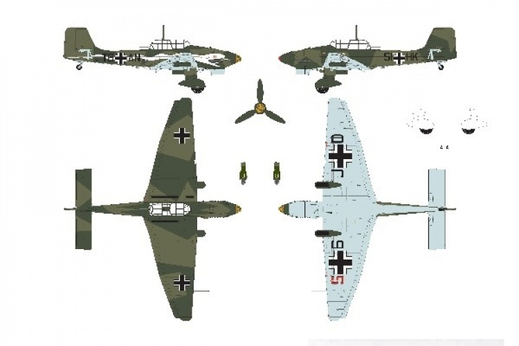 Airfix Junkers JU87B-2/R-2 1:48