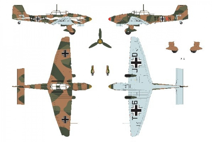 Airfix Junkers JU87B-2/R-2 1:48