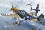 Airfix North American P51-D Mustang (Filletless Tails)