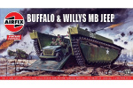 Airfix Buffalo Amphibian LVT & Jeep