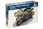 Italeri 1:9 BMW R75 German Milit. Motor. w/Sidecar