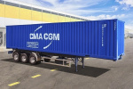 Italeri 1:24 40\' Container Trailer