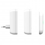 Byron Trådlös dörrklocka tygfront Plug-in+portabel Byron Trådlös dörrklocka tygfront Plug-in+portabel