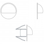 LightsOn Aries 4 lampor 10lm Ø3,5cm Svart