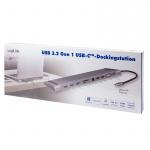 LogiLink USB-C-docka 11-i-1 HDMI/VGA/RJ45/USB-C 100W LogiLink USB-C-docka 11-i-1 HDMI/VGA/RJ45/USB-C 100W