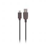 Maxlife USB - USB-C Kabel (Fast Charge 2A), 1m, Svart Maxlife USB - USB-C Kabel (Fast Charge 2A), 1m, Svart