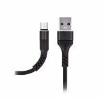 MXUC-01 microUSB-Kabel (2A) Fast Charge, Svart