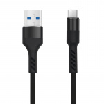 MXUC-01 microUSB-Kabel (2A) Fast Charge, Svart