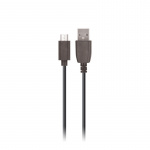 MXTC-01 Väggladdare USB, Fast Charge (2.1A) + microUSB-kabel, Svart