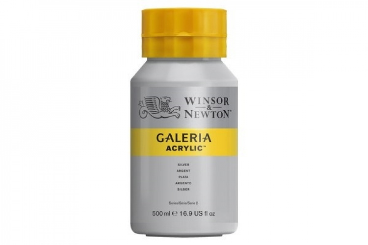 Galeria Acrylic 500Ml Silver 617 Galeria Acrylic 500Ml Silver 617