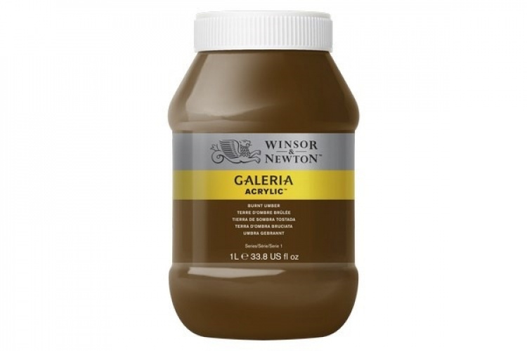 Galeria Acrylic 1L Burnt Umber 076 Galeria Acrylic 1L Burnt Umber 076