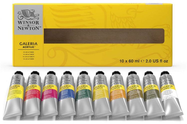 GALERIA ACRYLIC 10x60 ml set GALERIA ACRYLIC 10x60 ml set