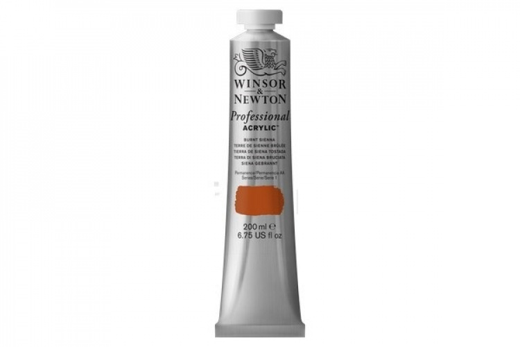 Prof Acrylic 200ML BURNT SIENNA 074