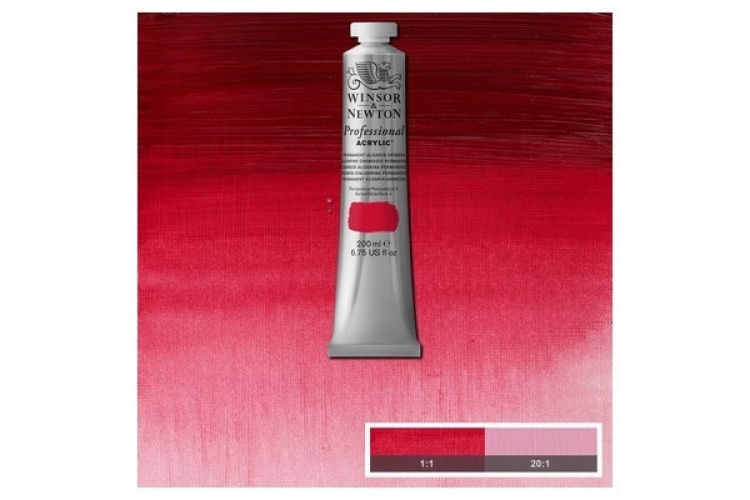 Prof Acrylic 200ML PERMANENT ALIZARIN CRIMSON 466