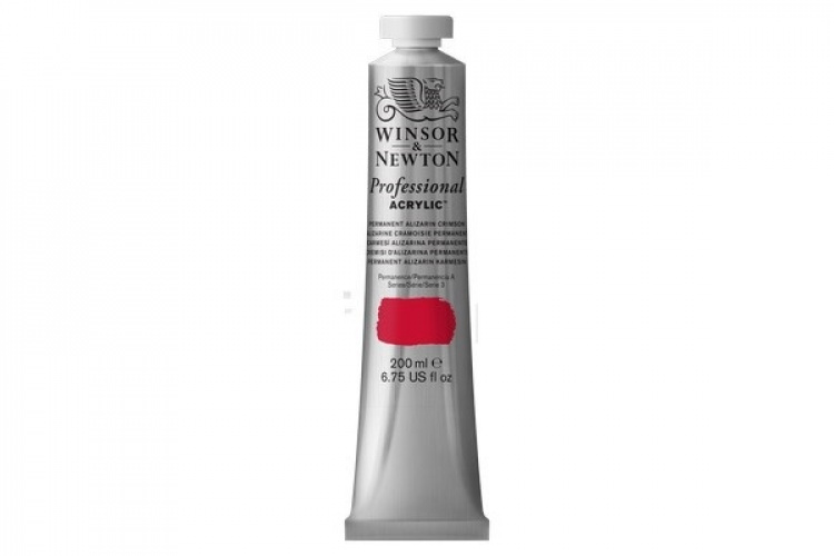 Prof Acrylic 200ML PERMANENT ALIZARIN CRIMSON 466