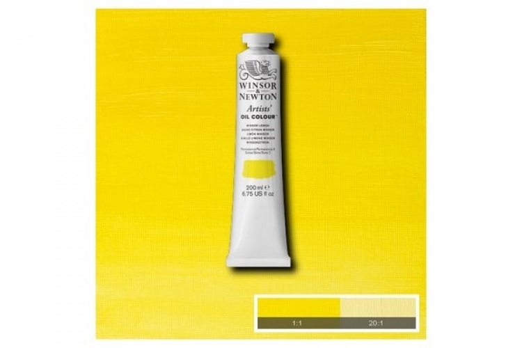 Artists Oil Col 200ML WINSOR LEMON 722