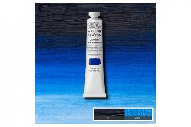 Artists Oil Col 200ML WINSOR BLUE (RED SHADE) 706 Artists Oil Col 200ML WINSOR BLUE (RED SHADE) 706