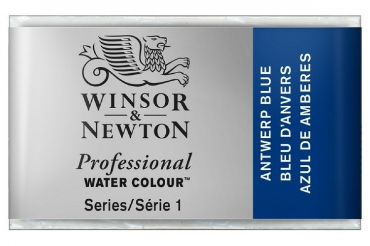 Prof Water Colour Pan/W Antwerp Blue 010