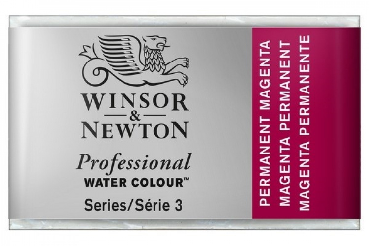 Prof Water Colour Pan/W Perm Magenta 489