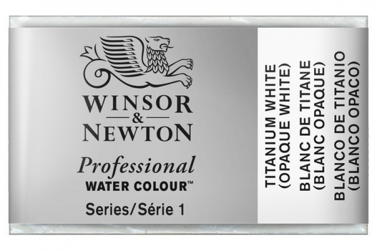 Prof Water Colour Pan/W Titanium White 644 Prof Water Colour Pan/W Titanium White 644