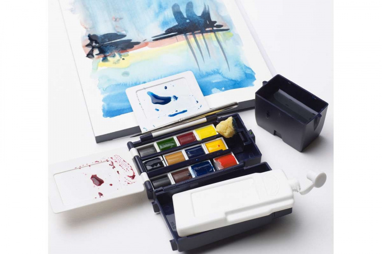 Professional Watercolour Field Box 12x1/2 pans