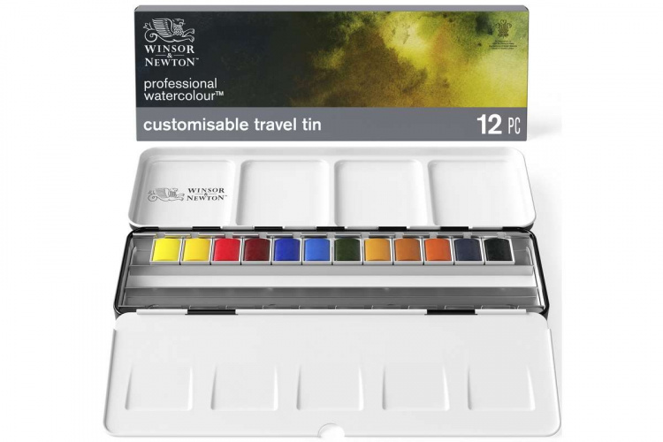 Professional Watercolour 12x½ pans
