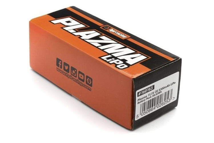 Plazma 11.1V 5300mAh 40C LiPo Battery Pack 58.83Wh
