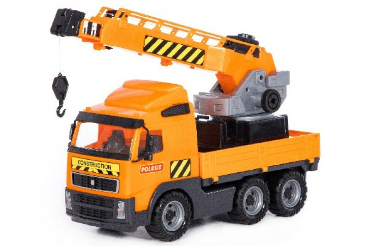 Volvo Lastbil med Kran på Flak 580x195x320mm