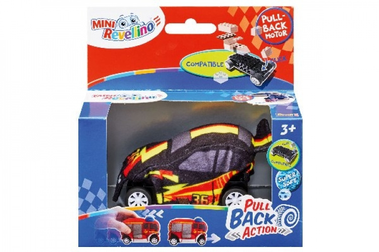 Mini Revellino Racing Car Pull, Svart