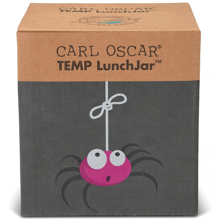 Carl Oscar TEMP LunchJar Mattermos 0,5L Grå Carl Oscar TEMP LunchJar Mattermos 0,5L Grå