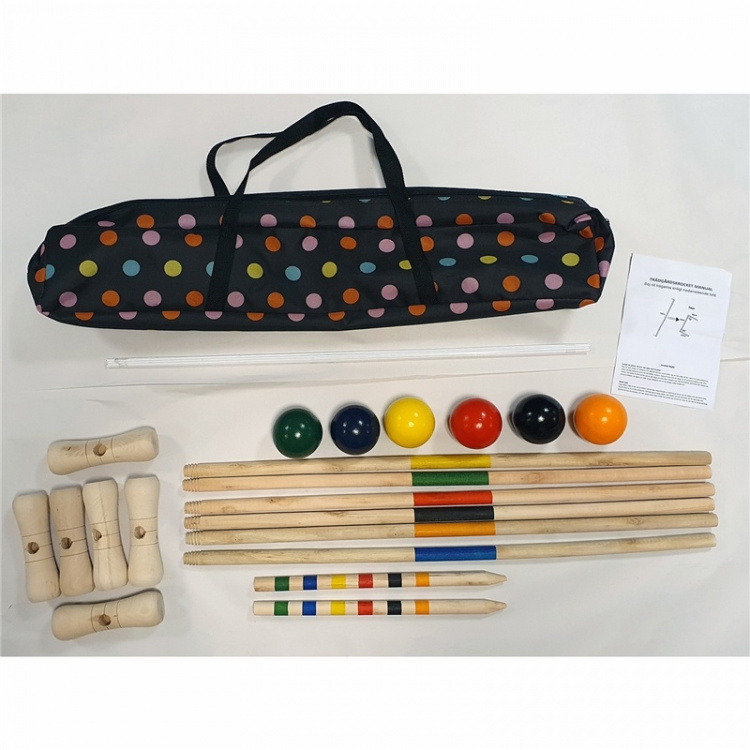 Klippex Krocketset 6 personer