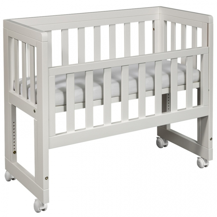 Troll Bedside Crib Oslo Vit