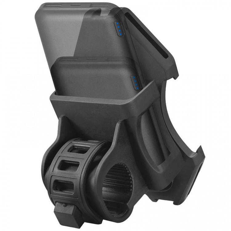 Celly Cykel-/e-scooterhållare med inbyggd powerbank