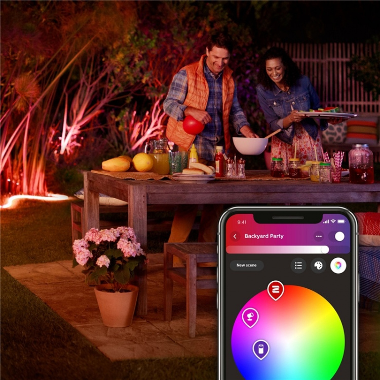 Philips Hue Lightstrip Outdoor 2m Color/White Ambianc Philips Hue Lightstrip Outdoor 2m Color/White Ambianc
