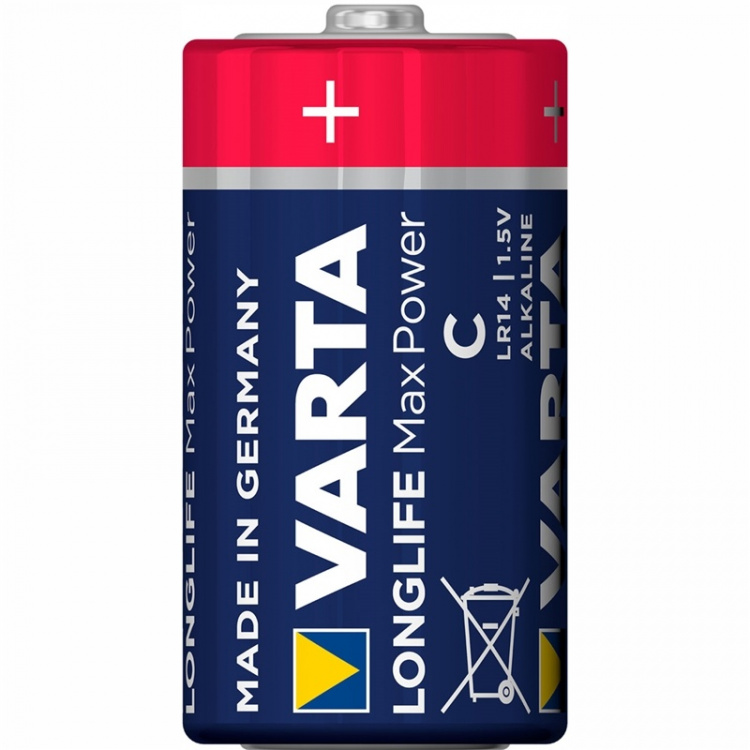Varta Longlife Max Power C / LR14 Batteri 2-pack Varta Longlife Max Power C / LR14 Batteri 2-pack