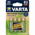 VARTA Batteri AA 4 st 2100 mAh - Uppladdningsbara VARTA Batteri AA 4 st 2100 mAh - Uppladdningsbara