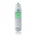 Braun ThermoScan 6 Kontakttermometer Vit Öra Knappar