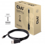 CLUB3D Mini DisplayPort to DisplayPort 1.4 HBR3 8K60Hz Cable, 2 Meter / 6.56 Fee CLUB3D Mini DisplayPort to DisplayPort 1.4 HBR3 8K60Hz Cable, 2 Meter / 6.56 Fee