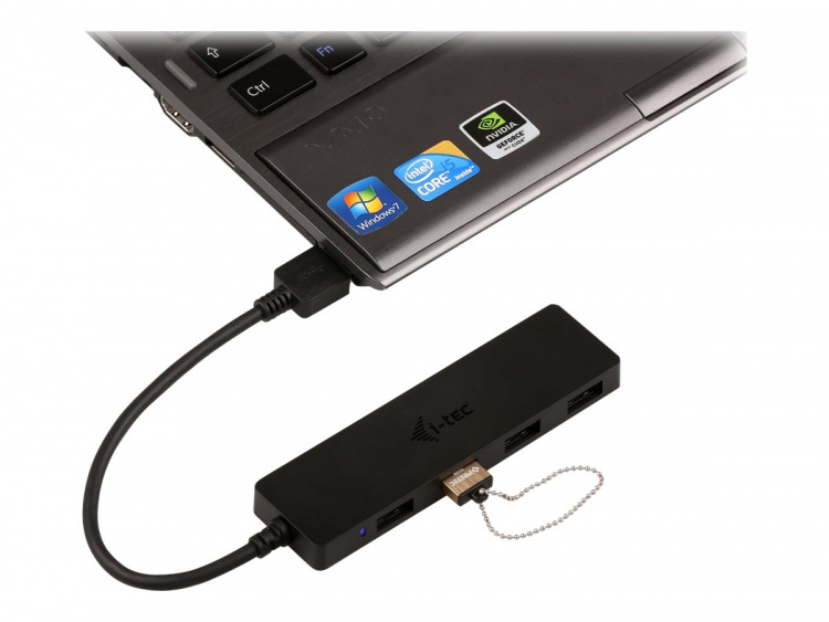i-Tec USB 3.0 Slim Passive HUB Hub 4-portars USB