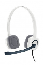 Logitech H150 Headset Huvudband Vit