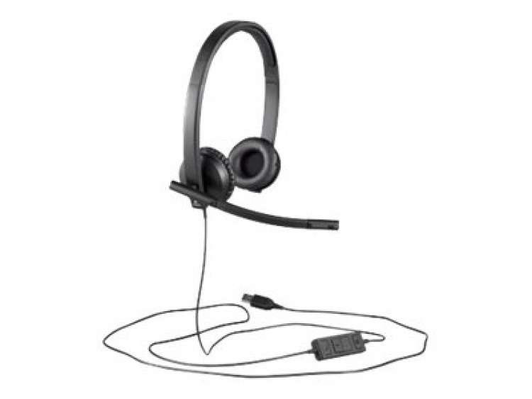 Logitech H570e Headset Huvudband Svart