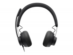 Logitech Zone Wired UC Headset Huvudband USB Type-C Svart