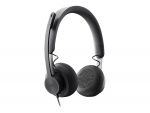 Logitech Zone Wired UC Headset Huvudband USB Type-C Svart