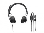 Logitech Zone Wired UC Headset Huvudband USB Type-C Svart
