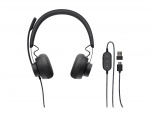 Logitech Zone Wired UC Headset Huvudband USB Type-C Svart