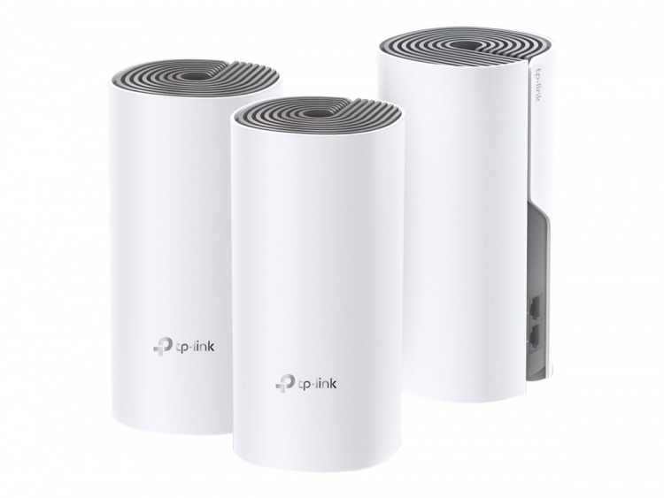 TP-LINK Deco E4 (3-pack) Dual-band (2,4 GHz / 5 GHz) Wi-Fi 5 (802.11ac) Vit, Grå