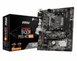 MSI B450M PRO-M2 MAX moderkort AMD B450 Uttag AM4 micro ATX